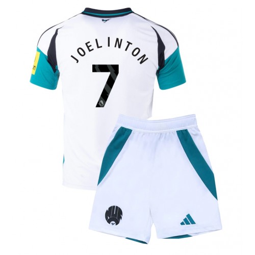 Fotballdrakt Barn Newcastle United Joelinton #7 Tredjedraktsett 2024-25 Kortermet (+ Korte bukser)